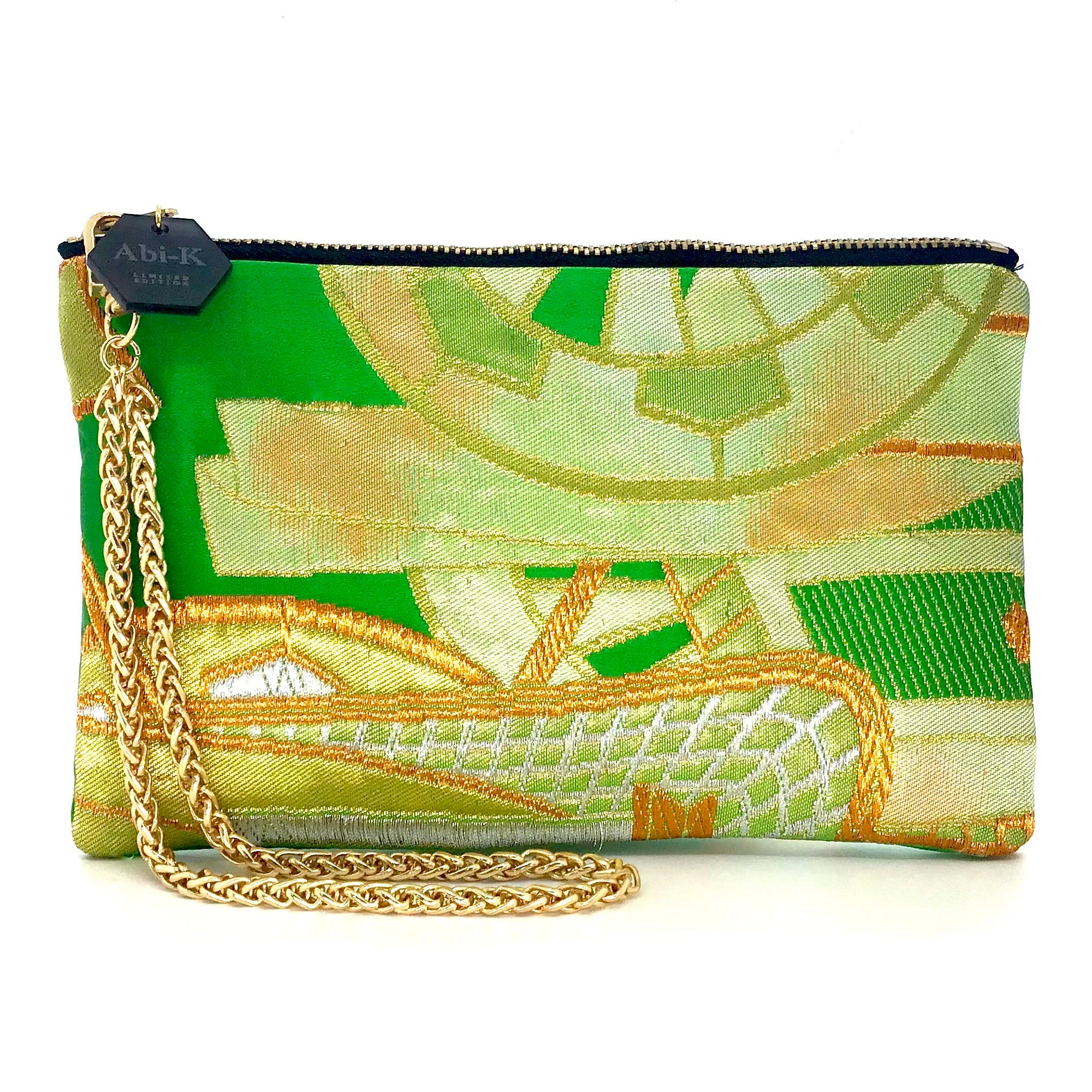 Lime green shop snakeskin purse